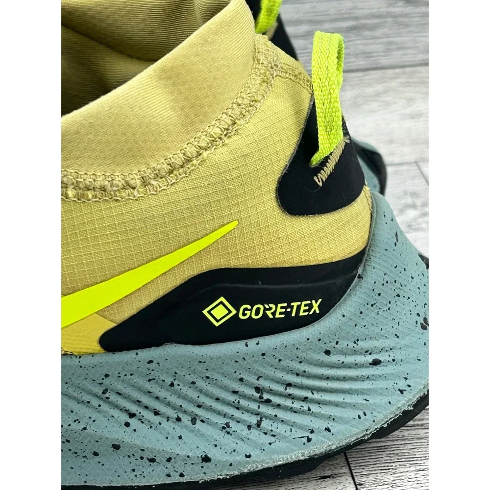 Nike Pegasus Trail Gore Tex Men's Running Shoes Yellow Black DC8793 300 Size 8.5